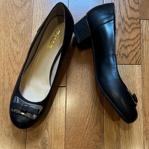 Brand New Black Flats with Bow Accent